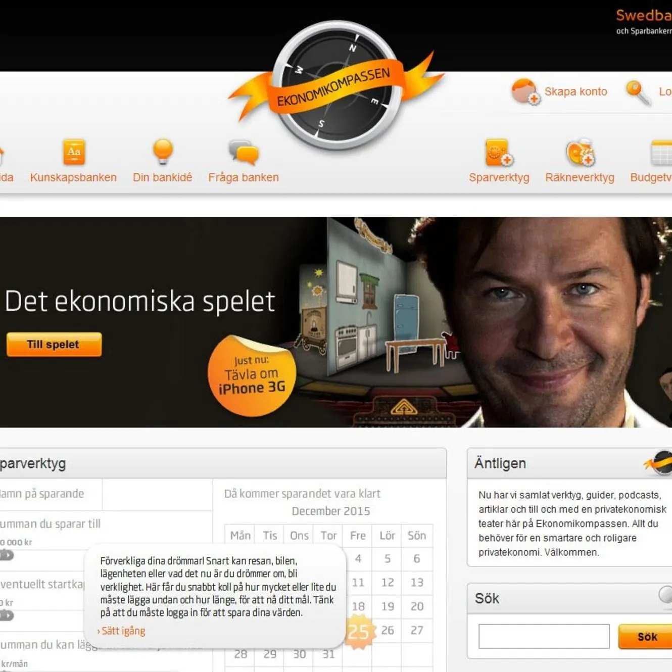 Ekonomikompassen for Swedbank